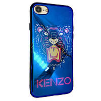 Чехол-накладка DK силикон лак Kenzo Paris для Apple iPhone 7 / 8 (blue)