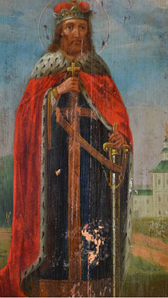 Ікона св. Борис і Гліб 19 століття, фото 2