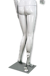Манекен жіночий глянцевий білий, фото 4