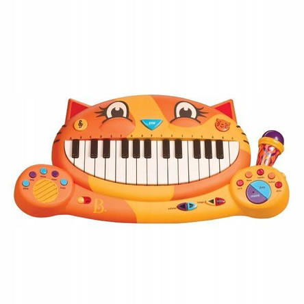Дитячий синтезатор, піаніно з мікрофоном і записом звуку Kitti B.Toys, фото 1