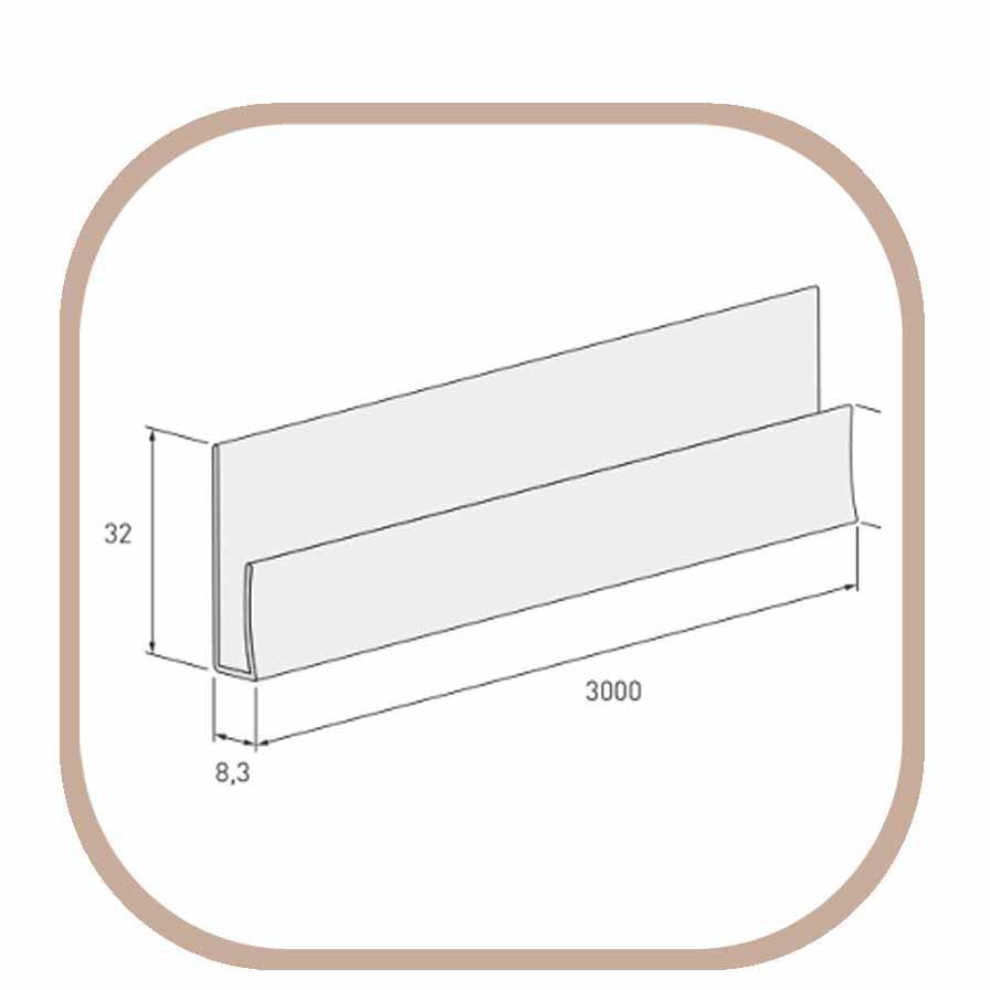 Стартова планка для цокольного сайдинга універсальна