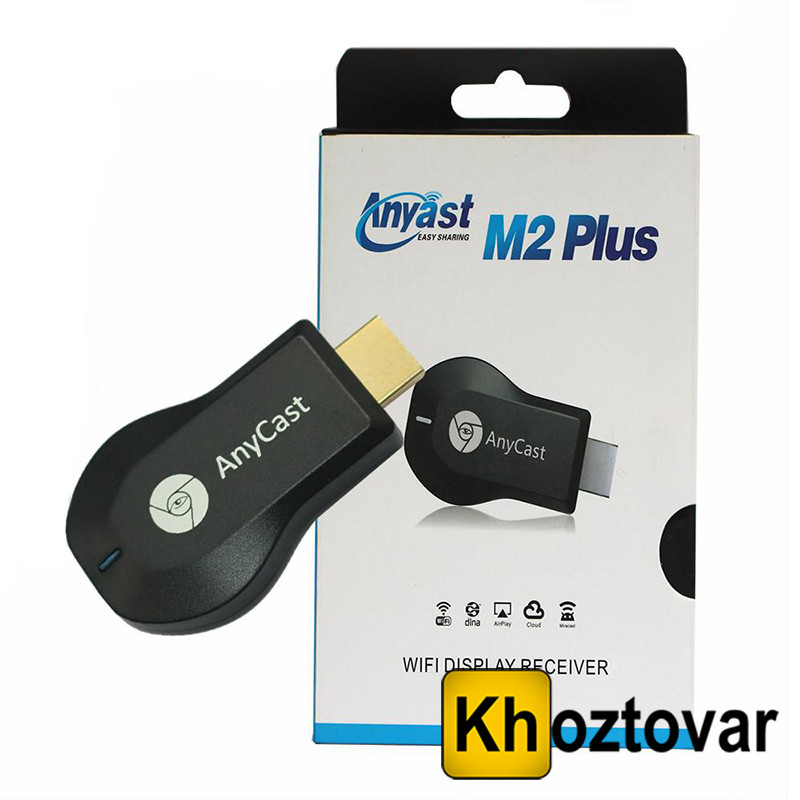 Медіаплеєр Miracast AnyCast M2 Plus HDMI ⁇ Вбудований Wi-Fi модуль для iOS/Android