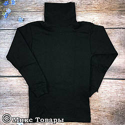 Водолазка чорного кольору для хлопчика "Юніор" Розміри: 11-12, 13-14, 15-16 років (26002)