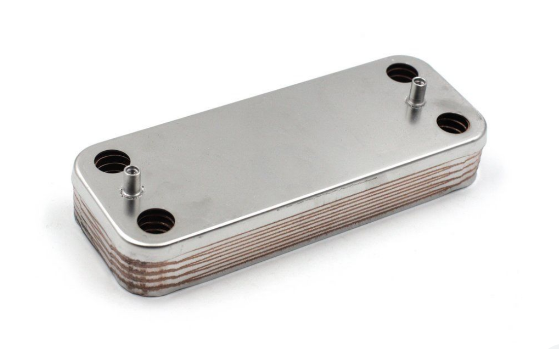 Теплообмінник ГВП Ferroli Divatech C24D/F24D 10 пластин (39842130)