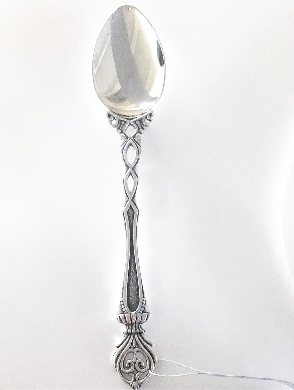 Срібна ложка чайна Beauty Bar з фігурною ручкою