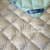 Ковдра полуторна на холофайбері "ODA" 155*210 см Тепла ковдра, наповнювач холофайбер. Стьобана ковдра ОДА, фото 2