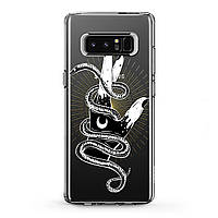 Чохол силіконовий для Samsung Galaxy (Жіноча рука, змія) Note 10 Plus 5G/s6 Edge+/s7/s8 Activ/s9/s10e Plus