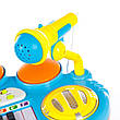 Дитячий синтезатор, піаніно зі стільчиком + мікрофон + USB + MP3 + караоке Kinderplay, фото 7