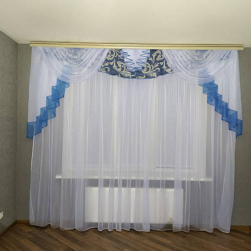 Купить Ламбрекен без штор шифоновый, цена 620 ₴ — Prom.ua (ID#1059994546)