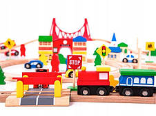 Дерев'яна дитяча залізниця Ecotoys, фото 4