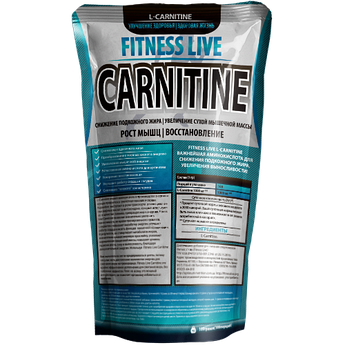 Жироспалювач Fitness Live Carnitine 100 г Без смаку (5502945723452)