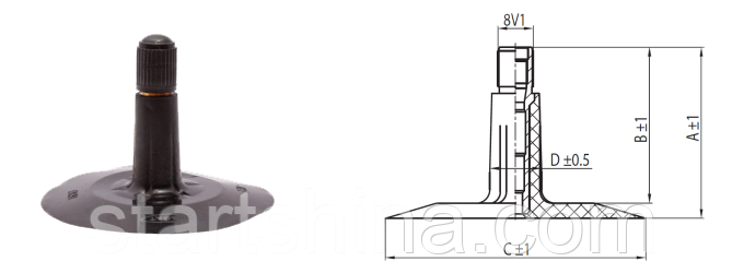 Автокамера R16 225/75-16 TR-13 KABAT (на ЗІЛ-5301 