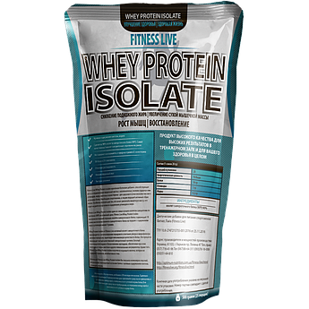 Протеїн Fitness Live Whey Protein Isolate 500 г Без смаку (5502945732548)