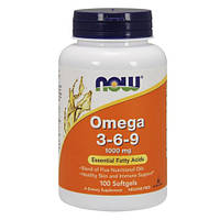 Витамины NOW Omega 3-6-9 100 капсул (4384300707)