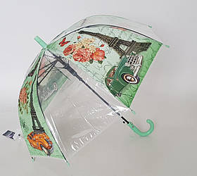 Дитяча парасолька з прозорим куполом «Париж»