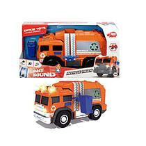 Машинка сміттєвоз з баком (30 см) Recycle Truck Dickie Toys 3306001 зі звуком та світлом