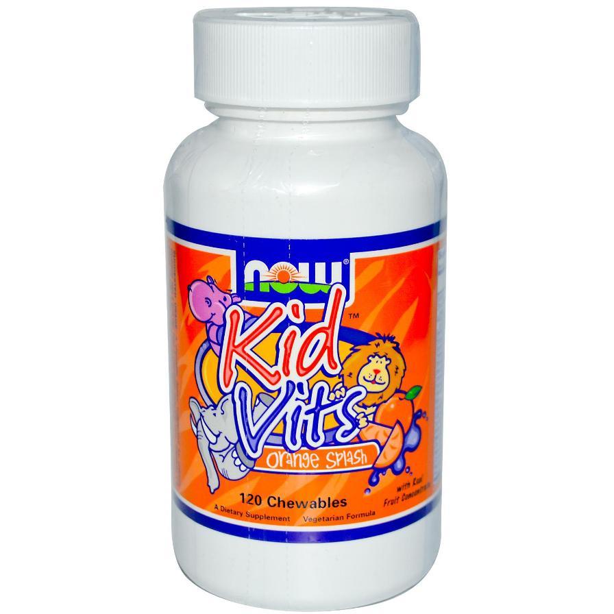 Вітаміни NOW Kid Vits 120 жувальних таблеток Ягода (4384300770)