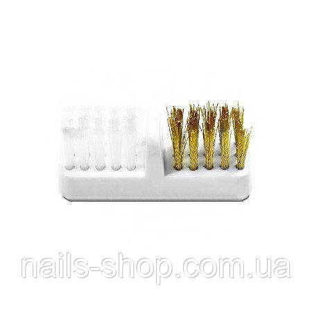 Щітка для чищення фрез подвійна, з клейовою основою, фото 1