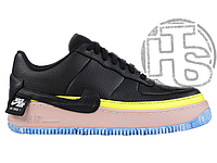 Женские кроссовки Nike Air Force 1 Jester XX Black Sonic/Yellow Arctic Orange AT2497-001