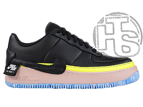 Жіночі кросівки Nike Air Force 1 Jester XX Black Sonic/Yellow Arctic Orange AT2497-001