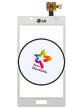 Сенсорний екран (Тачскрін) до мобільного телефону LG P700 Optimus L7 (Білий)