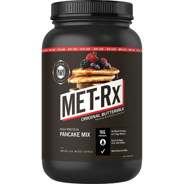 Високобілковий млинцевий мікс MET-Rx High Protein Pancake Mix 1816 р без смаку (4384300882)