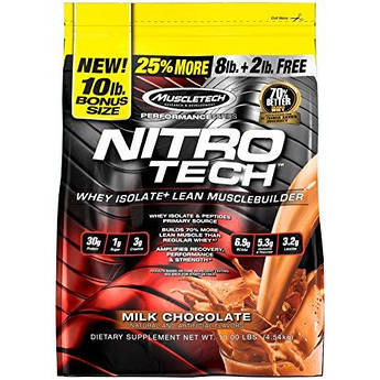 Протеїн MuscleTech Nitro-Tech 4500 г Шоколад (4384300939)