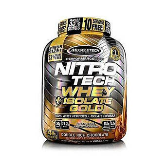 Протеїн MuscleTech Nitro-Tech Plus Isolate Gold 1810 р Шоколад (4384300940)