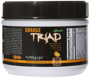 Вітаміни Controlled Labs Orange Triad+ Greens 412 г апельсин (4384301006)