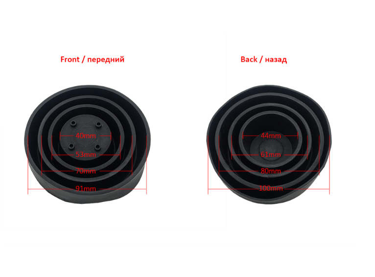 Резиновая заглушка фар для установки LED ламп, ксенона универсальная - фото 3 - id-p1060090560
