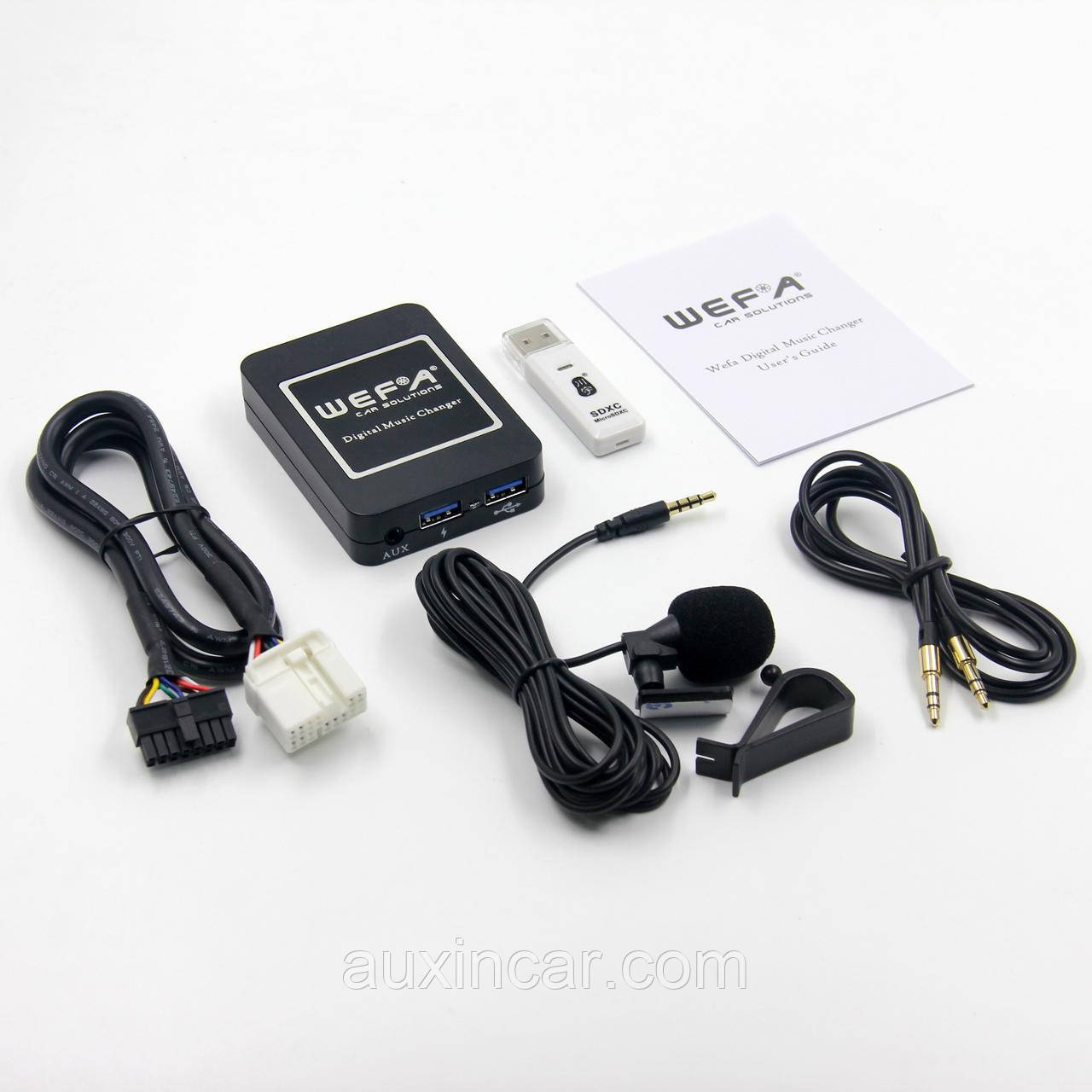 Емулятор сд чийнджера Wefa WF-606 Bluetooth/MP3/USB/AUX для Suzuki 14pins PACR, фото 1