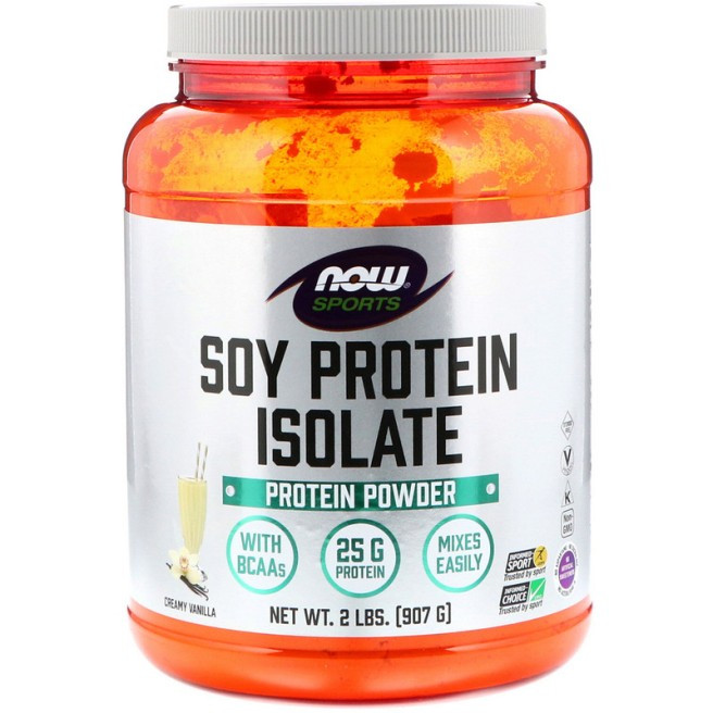 Протеїн NOW Soy Protein Isolate, Natural Powder 907 г Ваніль (4384301170)