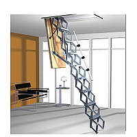 Чердачная лестница Roto Elektro металлическая с управлением (с электроприводом) ножничного типа 120 х 70 см