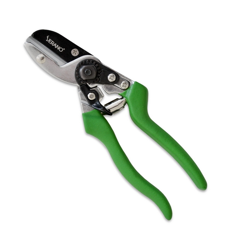 Секатор садовий Verano прямий зріз 15 мм 200 мм (71-802)