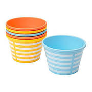 Миска IKEA SOMMAR 2019 6 шт різні кольори 13 см 604.194.34