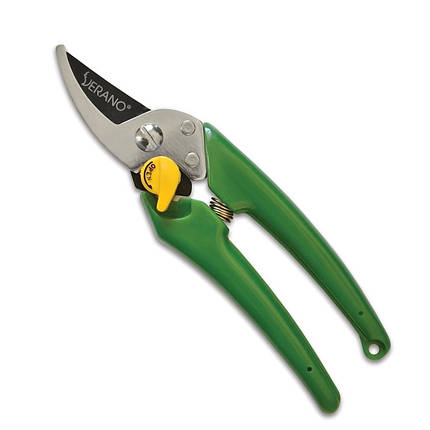 Секатор садовий Verano косий зріз 13 мм 180 мм (71-805), фото 1