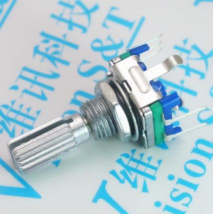 Енкодер EC11 (з кнопкою) 5Pin довжина ручки 20 мм