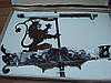 Флюгер вітроуказівник Лев із прапором із металу для даху. Подарунок чоловікові для заміського будинку, фото 3
