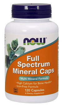 Вітаміни NOW Full Spectrum Mineral Caps Veg Capsules 120 капсул (4384301361)