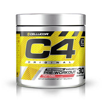 Передтренувальний комплекс Cellucor C4 Original 180 г Фруктовий пунш (4384301376)