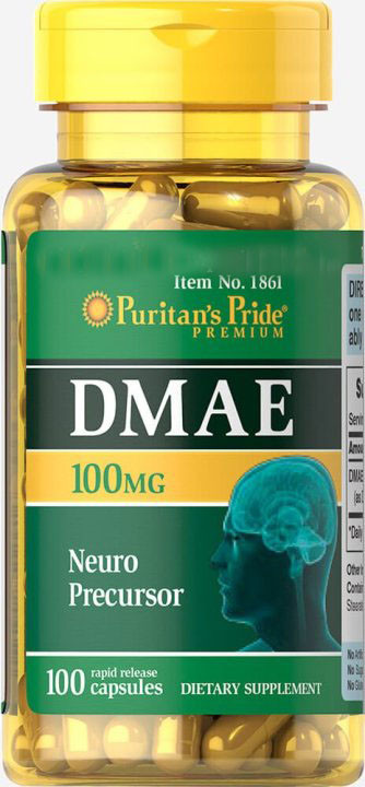 Спеціальний продукт Puritan's Pride Puritan's Pride DMAE 100 mg 100 капсул (4384301399)