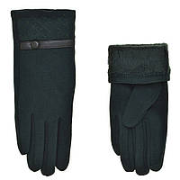 Рукавички жіночі хутряні Grace 20243 L (7.5) х\б чорні