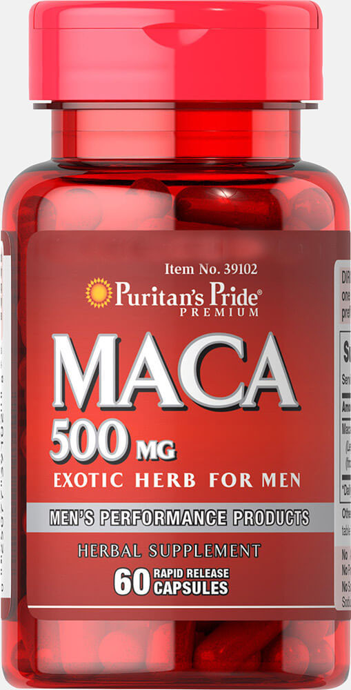 Потенцер Puritan's Pride Maca 500 mg 60 капсул (4384301600)