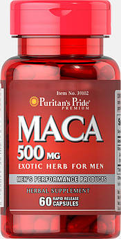 Потенцер Puritan's Pride Maca 500 mg 60 капсул (4384301600)