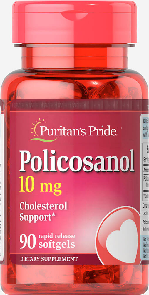 Спеціальний продукт Puritan's Pride Policosanol 10 mg 90 капсул (4384301634)