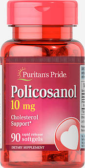 Спеціальний продукт Puritan's Pride Policosanol 10 mg 90 капсул (4384301634)