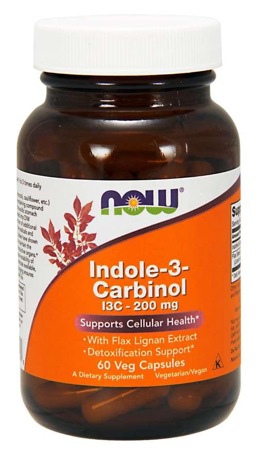 Спеціальний продукт NOW Indole-3-Carbinol (I3C) 200 mg Veg Capsules 60 капсул (4384301637)