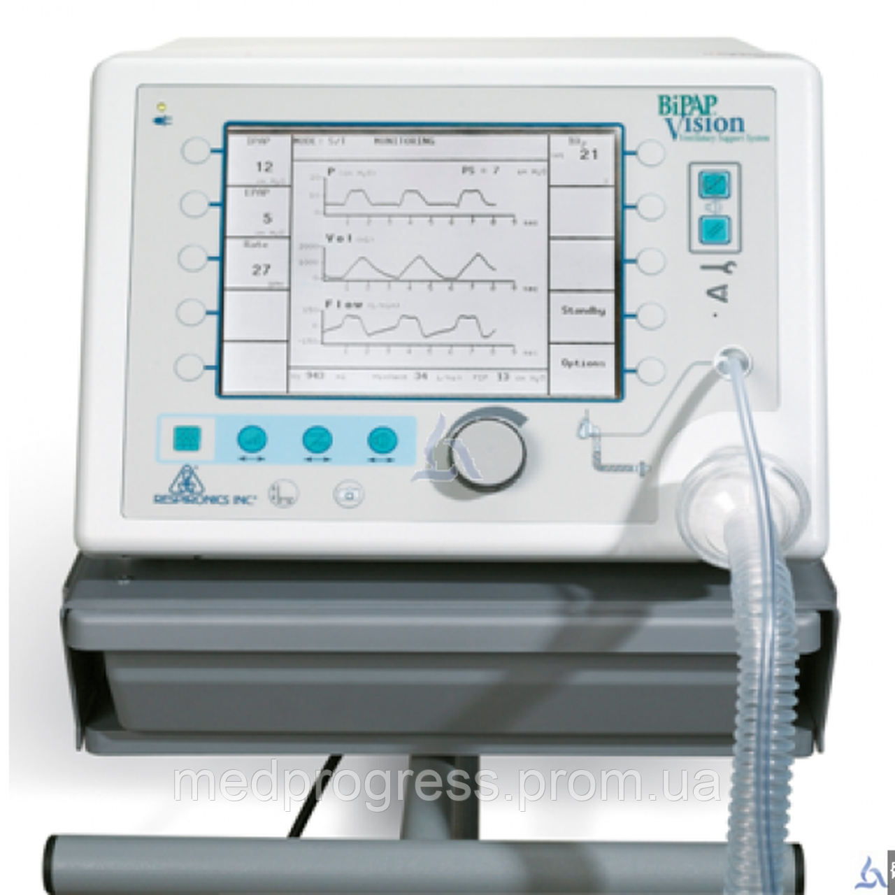Аппарат ИВЛ, вентилятор легких Philips Respironics BiPap Vision - фото 1 - id-p452123779