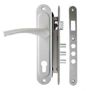 Врізний замок Арика ЗВ-7 ЄВРО білий без циліндра