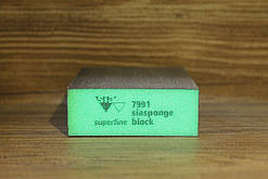 Абразивна губка 4-стороння, Siasponge Block, P180, 1 шт., SIA Abrasives